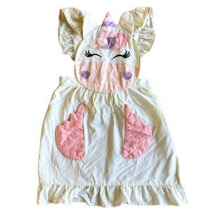 Baker Buddy Unicorn Kids Real Baking Cooking Kitchen Apron, 100% Cotton